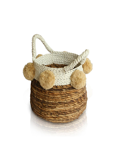 pompom-basket-with-handle
