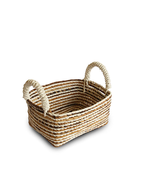 rectangular-weaving-basket-with-white-handle