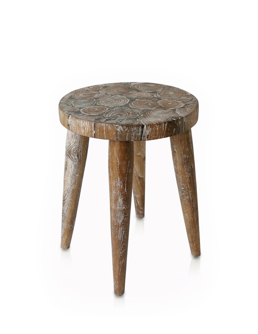 rustic-stool-teak-wood-recycle-white-wash