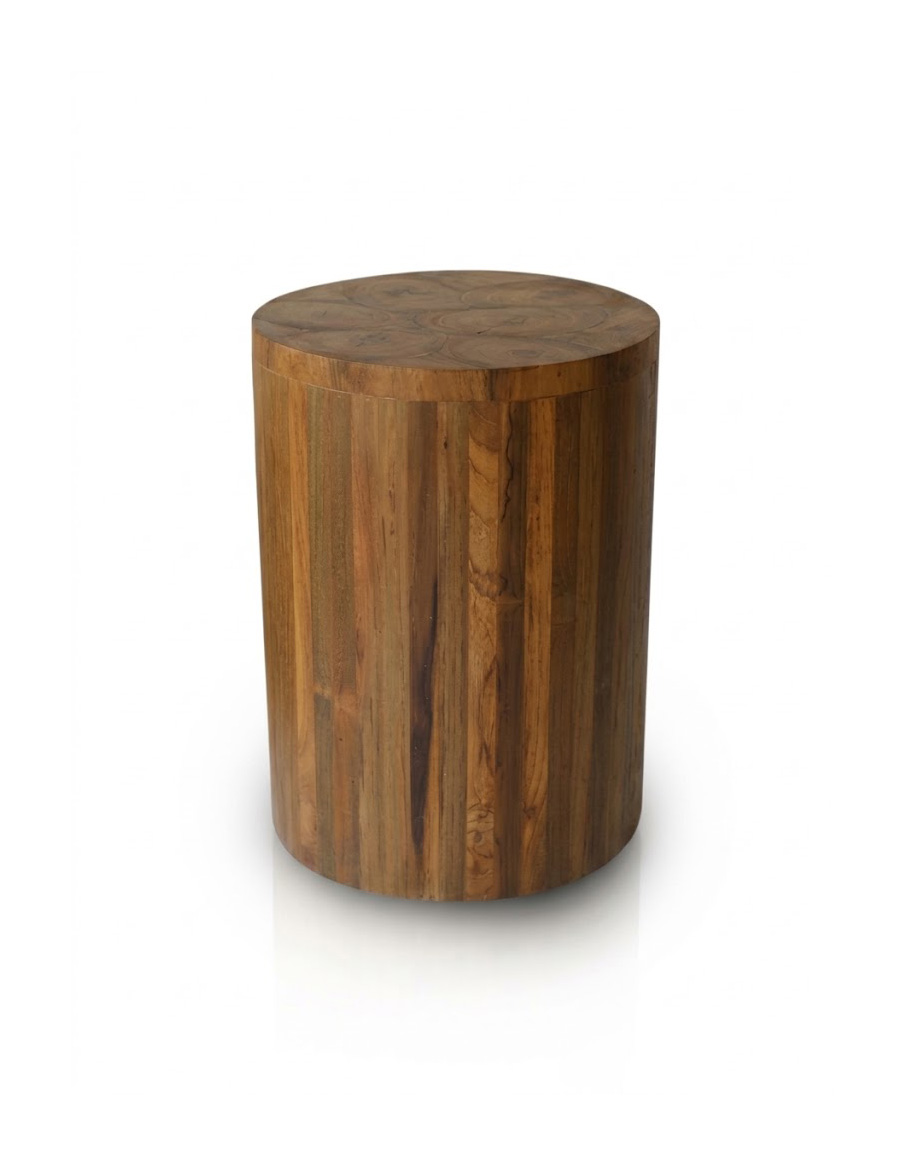 round-stool-teak-wood-recycle