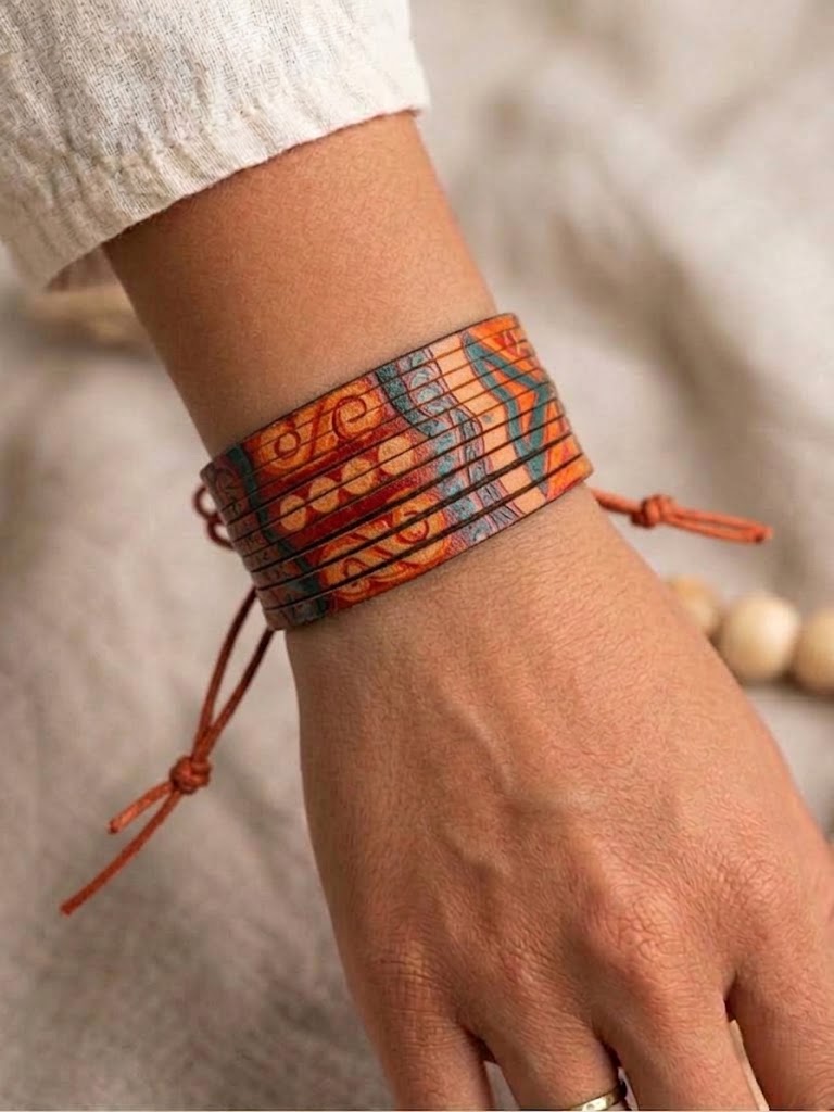 bracelet-leather-shredded